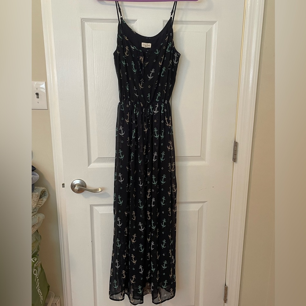 THE cutest anchor print maxi